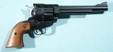 EARLY 1968 RUGER OLD MODEL BLACKHAWK THREE SCREW .41 MAGNUM 6 1/2" BLUE S.A. REVOLVER. - 1 of 7