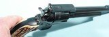 1961 RUGER OLD MODEL BLACKHAWK FLAT-TOP .357 MAGNUM 6 1/2" BLUE SINGLE ACTION REVOLVER. - 4 of 9