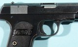 COLT MODEL 1903 POCKET HAMMERLESS .32 ACP CAL. PISTOL CIRCA 1921. - 5 of 8