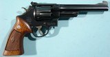 SMITH & WESSON 38/44 OUTDOORSMAN MODEL OF 1950 6 ½” TARGET .38 S&W CAL REVOLVER CA. 1954. - 2 of 6