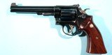 SMITH & WESSON MODEL 14-3 DOUBLE ACTION .38 SPL. CAL. 6” REVOLVER CA. 1968. - 1 of 6