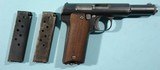 1944 ASTRA MODEL 600 9MM MILITARY PISTOL WITH THREE MAGS. - 1 of 10