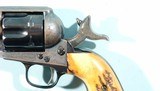 PRE-WAR 1ST GENERATION COLT SINGLE ACTION 4 ¾” FRONTIER SIX SHOOTER .44-40 REVOLVER CIRCA 1909. - 11 of 12