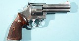 SMITH & WESSON MODEL 686 3 686-3 STAINLESS 4” .357 MAG. REVOLVER. - 1 of 7
