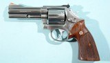 SMITH & WESSON MODEL 686 3 686-3 STAINLESS 4” .357 MAG. REVOLVER. - 2 of 7