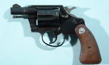 1966 COLT DETECTIVE SPECIAL 2" BLUE .38 SPECIAL SNUBNOSE REVOLVER. - 1 of 6