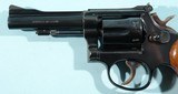 1975 SMITH & WESSON MODEL 18 3 OR 18-3 K22 OR K-22 COMBAT MASTERPIECE .22LR 4" BLUE PINNED BBL REVOLVER. - 7 of 7