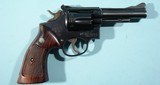 1951 SMITH & WESSON K38 K-38 COMBAT MASTERPIECE PRE-MODEL 15 .38 SPECIAL 4" BLUE REVOLVER. - 1 of 6