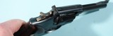 1951 SMITH & WESSON K38 K-38 COMBAT MASTERPIECE PRE-MODEL 15 .38 SPECIAL 4" BLUE REVOLVER. - 3 of 6