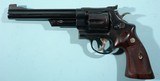 1980 SMITH & WESSON 1955 MODEL 25 OR 25-2 TARGET HEAVY PINNED BARREL 6 1/2" .45ACP BLUE REVOLVER. - 1 of 7