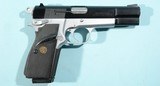 BROWNING HI-POWER TWO TONE 9MM SEMI-AUTO PISTOL CA. 1990’S W/3 EXTRA MAGS. - 3 of 5