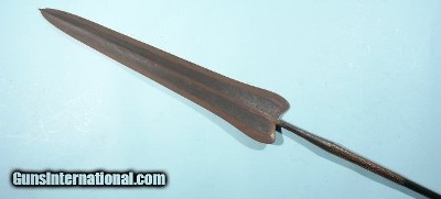 CENTRAL AFRICAN TRIBAL SPEAR CA. LATE 1800’S.