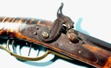ORNATE HUNTINGDON COUNTY, PENNSYLVANIA PERCUSSION LONG RIFLE SIGNED J. DOUGLASS CA. 1840. - 5 of 12