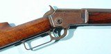MARLIN MODEL 1892 LEVER ACTION OCTAGON .22RF LONG CAL. RIFLE CA. 1895. - 2 of 6