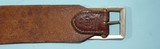 COLORADO SADDLERY CO. FLORAL CARVED 7 ½” SINGLE ACTION HOLSTER & MATCHING .45 CAL. WAIST SIZE 38 CARTRIDGE BELT CA. 1960’S. - 6 of 6
