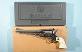 RUGER OLD ARMY .44 CAL. PERCUSSION STAINLESS 7 ½” REVOLVER NEW UNFIRED IN ORIG. BOX. - 1 of 7