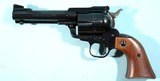 1970 RUGER OLD MODEL BLACKHAWK BKH41 .41 MAGNUM 4 5/8" BLUE S.A. 3-SCREW REVOLVER IN ORIGINAL BOX. - 2 of 7