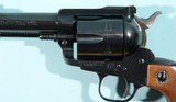 1970 RUGER OLD MODEL BLACKHAWK BKH41 .41 MAGNUM 4 5/8" BLUE S.A. 3-SCREW REVOLVER IN ORIGINAL BOX. - 4 of 7