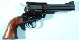 1969 RUGER OLD MODEL BLACKHAWK BKH41 .41 MAGNUM 4 5/8" BLUE S.A. 3-SCREW REVOLVER IN ORIGINAL BOX. - 5 of 9