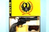 EARLY RUGER OLD MODEL BLACKHAWK .357 MAG. FLAT TOP 4 5/8th” REVOLVER CA. 1956 W/ORIG. BOX. - 1 of 8