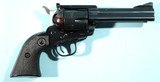 EARLY RUGER OLD MODEL BLACKHAWK .357 MAG. FLAT TOP 4 5/8th” REVOLVER CA. 1956 W/ORIG. BOX. - 5 of 8
