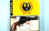 RUGER OLD MODEL BLACKHAWK .357 MAGNUM 4 5/8” REVOLVER CA. 1970 NEW UNFIRED IN ORIG. BOX. - 1 of 8