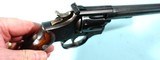 SMITH & WESSON K-38 K38 TARGET MASTERPIECE .38 SPL. CAL. 6” REVOLVER CA. 1952. - 4 of 6