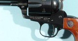 1971 (2nd YEAR) OLD MODEL BLACKHAWK BKH45 .45 LONG COLT 7 1/2" BLUE REVOLVER W/ BOX. - 4 of 9