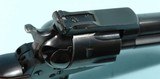 1971 (2nd YEAR) OLD MODEL BLACKHAWK BKH45 .45 LONG COLT 7 1/2" BLUE REVOLVER W/ BOX. - 6 of 9