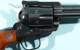 1971 (2nd YEAR) OLD MODEL BLACKHAWK BKH45 .45 LONG COLT 7 1/2" BLUE REVOLVER W/ BOX. - 5 of 9