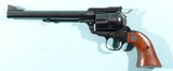 1971 (2nd YEAR) OLD MODEL BLACKHAWK BKH45 .45 LONG COLT 7 1/2" BLUE REVOLVER W/ BOX. - 3 of 9