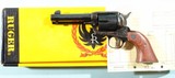1993 RUGER VAQUERO .45 LONG COLT 4 5/8" SINGLE ACTION SAA REVOLVER NEW IN BOX. - 1 of 6