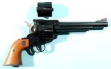 1989 NEW IN BOX RUGER NEW MODEL BLACKHAWK .32-20 / .32H&R MAG 6 1/2" CONVERTIBLE BLUE REVOLVER. - 3 of 6