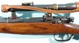 MANNLICHER SCHOENAUER 6.5X54MM MODEL 1903 CARBINE W/AJACK 2.5X52 SCOPE IN CLAW MOUNTS CA. 1920. - 7 of 15