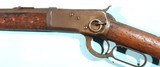 WINCHESTER MODEL 1892 LEVER ACTION .44 W.C.F. (44-40) CALIBER SADDLE RING CARBINE CA. 1913. - 5 of 11