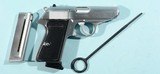 MANURHIN WALTHER PPK/S .22LR CAL. PISTOL CA. 1980’S W/EXTRA MAG. NEW IN BOX. - 4 of 5
