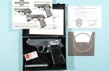 MANURHIN WALTHER PPK/S .22LR CAL. PISTOL CA. 1980’S W/EXTRA MAG. NEW IN BOX. - 1 of 5