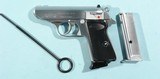 MANURHIN WALTHER PPK/S .22LR CAL. PISTOL CA. 1980’S W/EXTRA MAG. NEW IN BOX. - 5 of 5