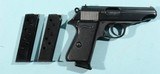 GERMAN WALTHER MODEL PP 7.65MM (.32 ACP) BAVARIAN POLICE PISTOL CA. 1967 IN BOX W/ 2 EXTRA MAGAZINES. - 6 of 10