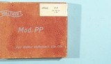 GERMAN WALTHER MODEL PP 7.65MM (.32 ACP) BAVARIAN POLICE PISTOL CA. 1967 IN BOX W/ 2 EXTRA MAGAZINES. - 2 of 10