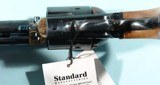 STANDARD MANUFACTURING CO. MODEL 1873 SINGLE ACTION .45 LONG COLT 4 3/4" BLUE & CASE COLOR SAA REVOLVER NEW IN BOX UNFIRED. - 6 of 8