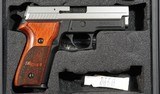 SIG SAUER MODEL P229 TWO TONE 9MM PISTOL W/ NIGHT SIGHTS NEW IN BOX. - 2 of 8