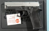 SIG SAUER P229 1 COMPACT TWO TONE 9MM PISTOL WITH NIGHT SIGHTS NEW IN BOX W/2 EXTRA FACTORY MAGS. - 4 of 8