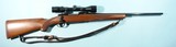 1988 RUGER M77 BOLT ACTION 7MM-08 REM. CAL. RIFLE W/SCOPE. - 1 of 8