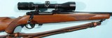 1988 RUGER M77 BOLT ACTION 7MM-08 REM. CAL. RIFLE W/SCOPE. - 2 of 8