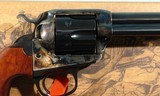 NEW IN BOX UBERTI BISLEY MODEL 1873 SINGLE ACTION SINGLE ACTION .45 LONG COLT (.45LC) 4 3/4" BLUE/ CASE REVOLVER. - 4 of 5