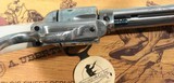 UBERTI MODEL 1873 SAA WHITE PHOTO ENGRAVED .45 LONG COLT 4 3/4" REVOLVER WITH IVORY LIKE GRIPS NEW IN BOX. - 6 of 9