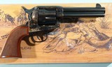 UBERTI BY TAYLOR'S & CO. 1873 SAA SMOKE WAGON DELUXE .45 LONG COLT 4 3/4" BLUE / CASE SINGLE ACTION NEW IN BOX REVOLVER. - 2 of 6