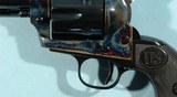 U.S. FIRE ARMS MFG. CO. SAA SINGLE ACTION ARMY .45 LC CAL. 4 ¾” BLUE/CASE HARDENED REVOLVER NEW UNFIRED IN BOX CIRCA 2009. - 5 of 9