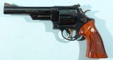 1973 SMITH & WESSON MODEL 57 (NO DASH) PINNED BARREL .41 MAGNUM CAL. 6” REVOLVER IN FACTORY WOOD DISPLAY BOX. - 3 of 8
